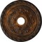 Ekena Millwork Palmetto Ceiling Medallion (Fits Canopies up to 5"), 20 7/8"OD x 3 5/8"ID x 1 5/8"P, Rust CM20PMRUS - alternate 1